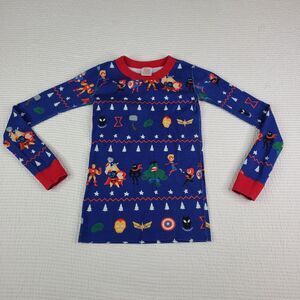 Hanna Andersson x Marvel Pajama Shirt Organic Cotton SZ 130cm Kids SZ 8 Unisex